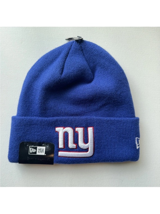 New Era Other - NFL New Era New York Giants Beanie Blue One Size Fits Most Acrylic Cap NWT NEW